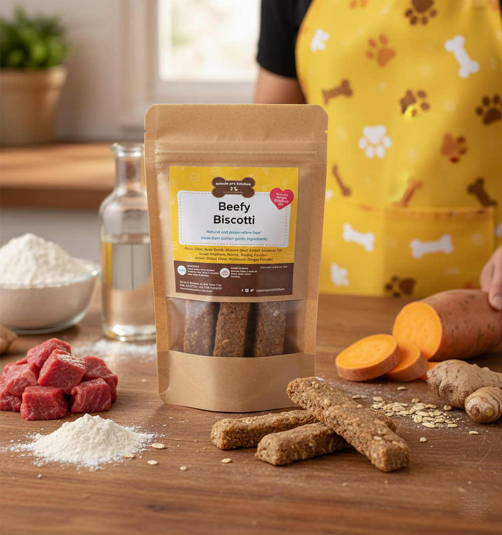 Beefy Biscotti - dog treat - Image 4