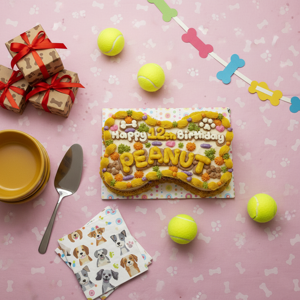 Bone all-natural Cake 8.5" dog cake -Custom item: 5 Days Leadtime Required - Image 10