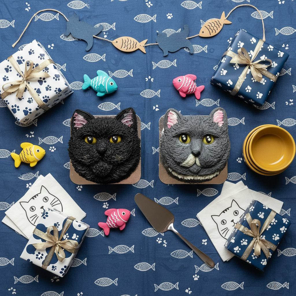 **Grain Free** all-natural S&S Mini Kitty 4.3" cat cake - Custom item: 5 Days Leadtime Required - Image 4