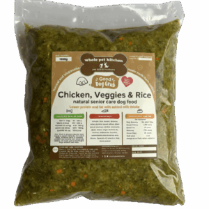 Chicken, Veggies & Rice, Good Dog Grub (low protein, low fat) dog food 1kg