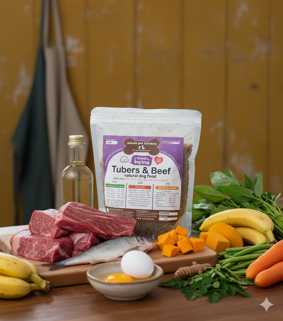 *Grainfree* Tubers and Beef Good Dog Grub (grain & gluten-free) dog food 1kg - Image 3