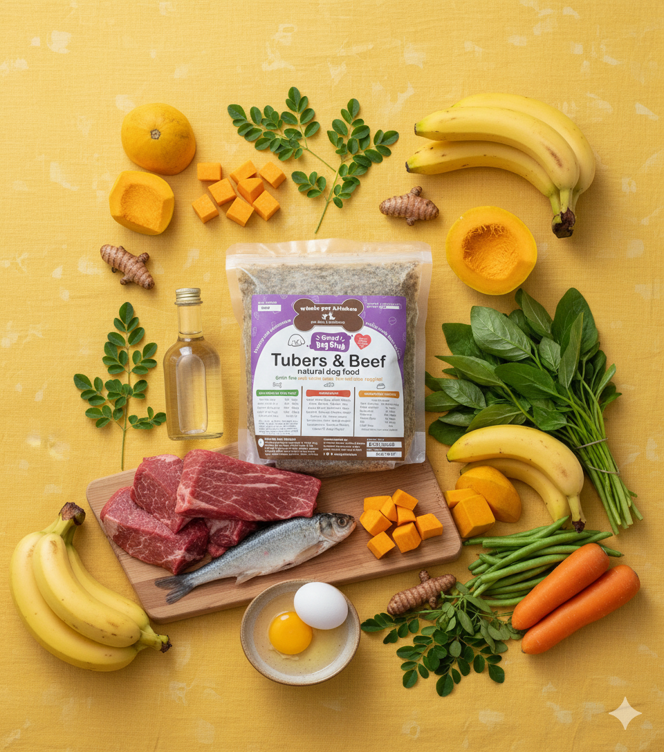 *Grainfree* Tubers and Beef Good Dog Grub (grain & gluten-free) dog food 1kg - Image 4