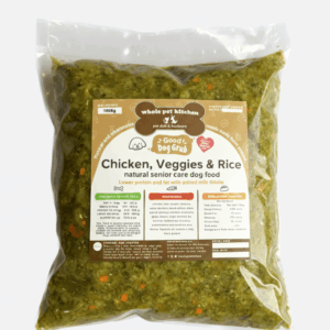 Chicken, Veggies & Rice, Good Dog Grub (low protein, low fat) dog food 1kg